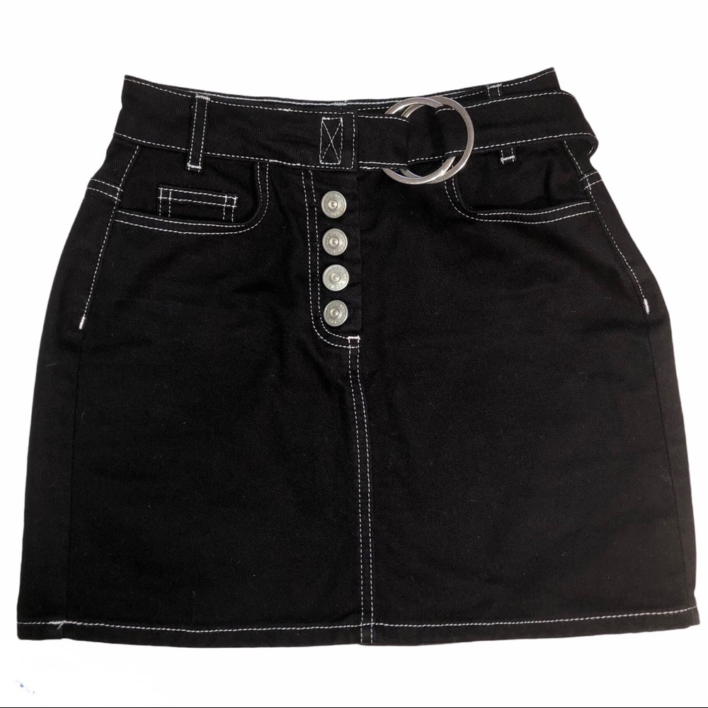 BDG urban outfitters black denim skirt  Y2K